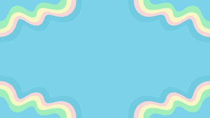 blue abstract background for text with frame in corner