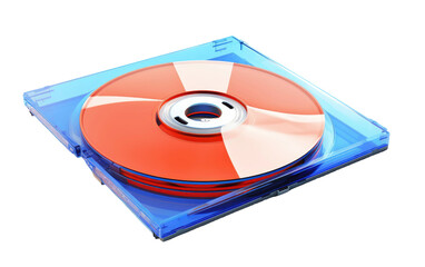 Case CD Open, 3D image of Case CD Open isolated on transparent background.