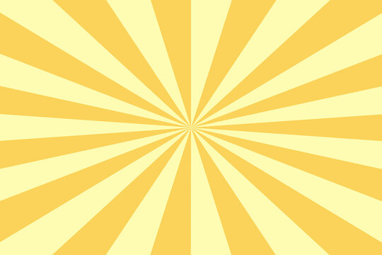 Coral Sun rays Retro vintage style on white background, Sunburst Pattern Background. Rays. Summer Banner illustration