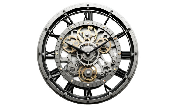 Elegance Wall clock,3D image of Epoch Elegance Wall clock isolated on transparent background.