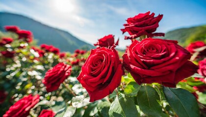 valentine s day background red roses