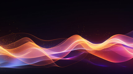 Fototapeta premium Abstract hi tech. Abstract digital background. Wave abstract liquid background. Fabric background. Gradient background. Ai 
