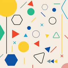 Children-themed abstract background poster 