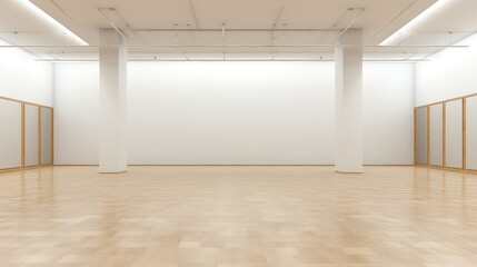 modern empty floor background illustration room design, architecture simplicity, vacant open modern empty floor background