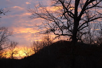 Fototapeta premium Sunset in Missouri