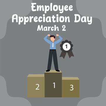 For the perfect Employee Appreciation Day party, use this employee appreciation day vector image.