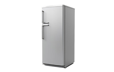 Modern Refrigerator isolated on transparent background.