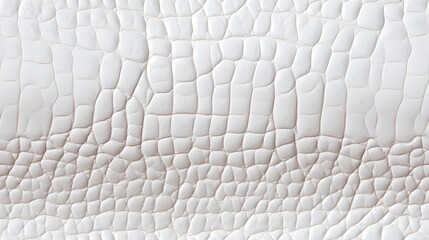 Seamless pattern with white reptile skin scales texture.