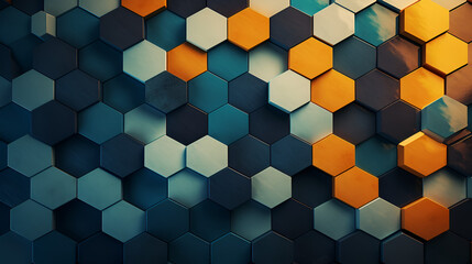 Seamless Mosaic of Hexagonal Tiles and Cubes in Abstract Wooden Texture,,
Abstract Wooden Background with Seamless Hexagonal Tiles and Cubes