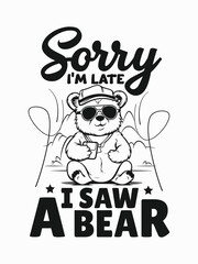 sorry i can't i have plan with my bear  t shirt design Template and poster design