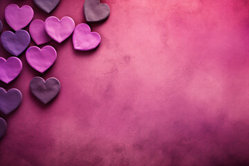 Fototapeta premium pink hearts