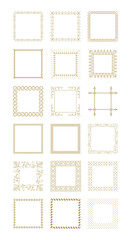 Elegance in Flourish: Ornamental Vector Borders Collection