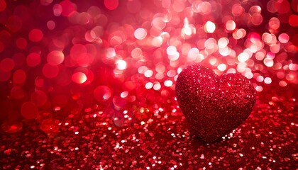 fancy ruby red valentine s day or christmas glitter sparkle background or party invite