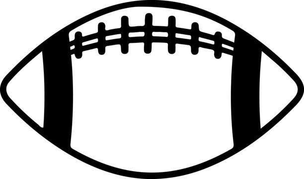 recommend clip art: Football clip art design on plain white transparent isolated background for card, shirt, hoodie, sweatshirt, apparel, card, tag, mug, icon, poster or badge