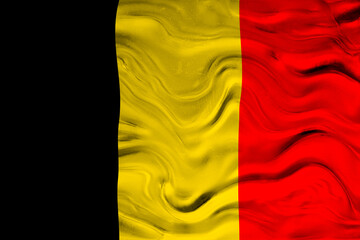 Fototapeta premium National Flag of Belgium. Background with flag of Belgium.