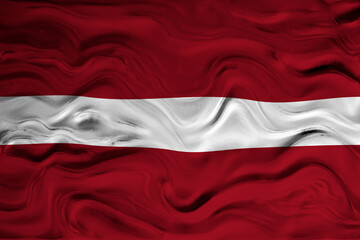 National Flag of Latvia. Background  with flag  of Latvia.