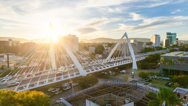 Vista aerea del puente matute en Guadalajara Jalisco 