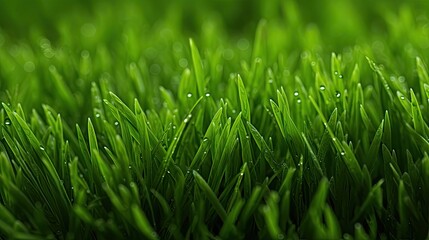 Fototapeta na wymiar Close-up image of fresh spring green grass. Rich grass. Green nature background