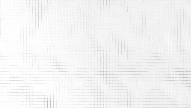 Abstract White 3D Blocks Background. Clean and Modern Template. 4K Video
