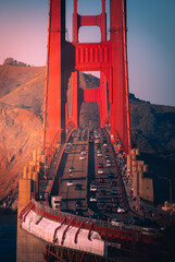 Golden Gate Bridge Traffic - 710020901