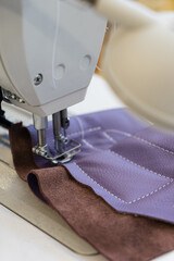 sewing machine fashion production needle thread hand working 