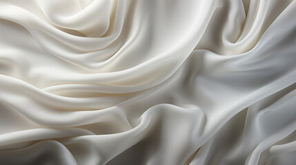 White silk wavy material