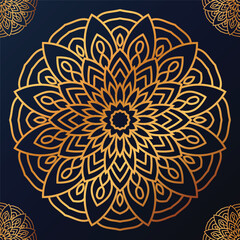 Islamik mandala design, vectore mandala