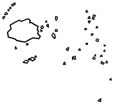 Fiji map outline