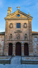 Fototapeta na wymiar Facade of the church of San Pablo, in the city of Salamanca, in Spain.