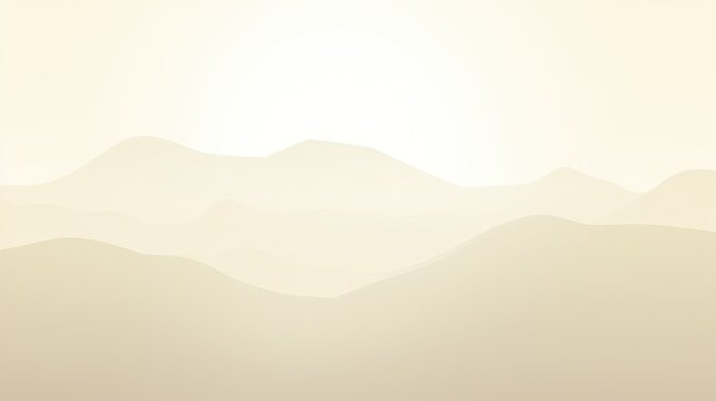 Soft beige abstract waves mimicking sand dunes in a minimalist design
