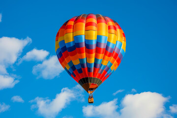 Obraz premium colorful hot air balloon floating in the sky