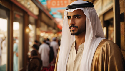 Arabian Man In A Hotel