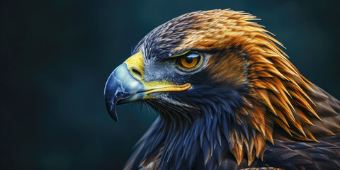Majestic Golden Eagle Portrait