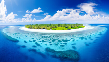 Tranquil Beauty in Nature island Lakshadweep