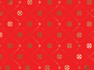 Red and Golden luxury Wallpaper Vector Illustrator. Luxury style, Abstract Baclground. Luxury golden floral design for wallpaper. packaging. Textile, gift wrapping or fabric printing