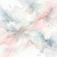 Fototapeta premium Colorful Watercolor Abstract: Creative Frame Design with Vibrant Brushstrokes and Ethereal Expression.