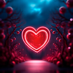 valentine background with heart