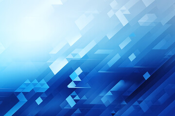 Fototapeta premium Abstract blue background. Generative Ai