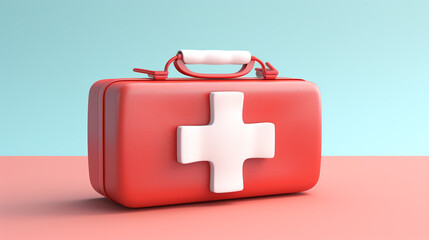 Simple Minimal First aid created with Generative Ai