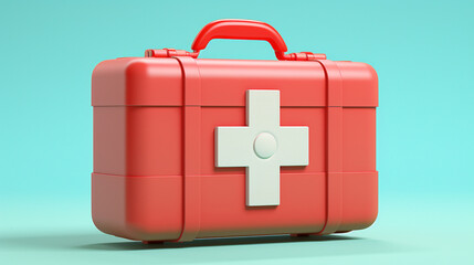 Simple Minimal First aid created with Generative Ai