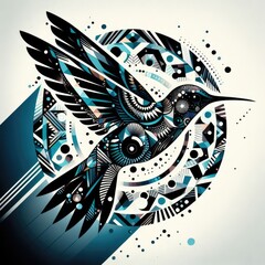 Geometric Abstraction: Contemporary Bird Illustration