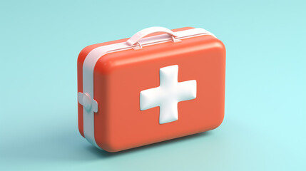 Simple Minimal First aid created with Generative Ai