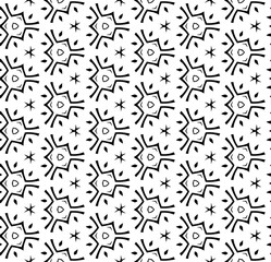 Black seamless abstract pattern. Overlay for background and backdrop. Ornamental design. PNG graphic illustration with transparent background.