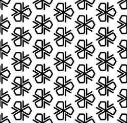 Black seamless abstract pattern. Overlay for background and backdrop. Ornamental design. PNG graphic illustration with transparent background.