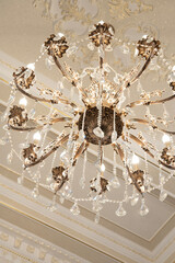 Beautiful crystal chandelier light 	
