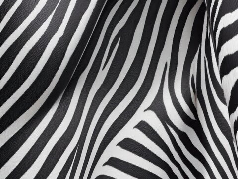 The texture of the zebra coloring.