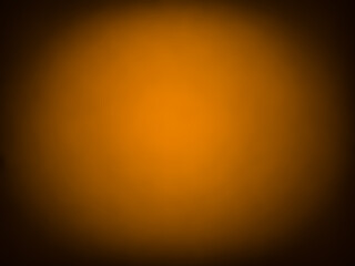 Golden Yellow Gold color with circular gradations towards the center for wallpapers and poster backgrounds. Gradation from dark to light colors with vignette effect. Empty blank text copy space