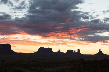 sunrise over the mountains