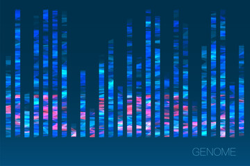 DNA genomic test, genome map.