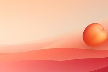 Abstract minimalist pantone inspired color peach fuzz ambient gradient wallpaper